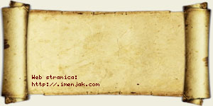 Andjelina Bojić vizit kartica